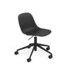 Fiber Side Chair Swivel Base w. Gas Lift & Castors – Shell by Muuto