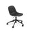 Fiber Side Chair Swivel Base w. Gas Lift & Castors – Shell by Muuto