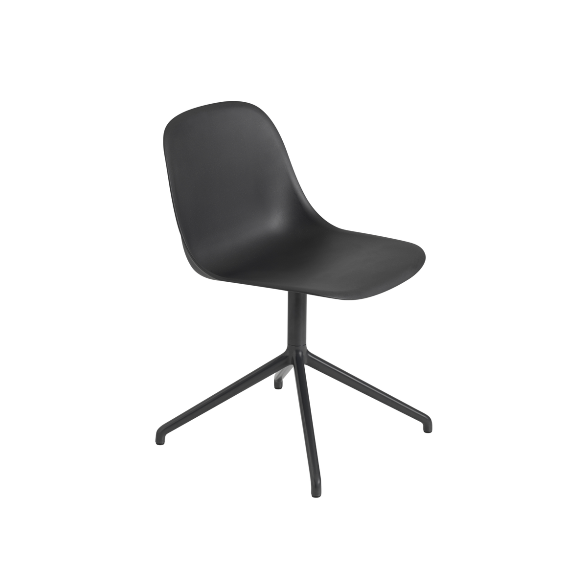 Fiber Side Chair Swivel Base w. Return – Shell by Muuto