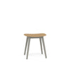 Fiber Stool Wood Base by Muuto