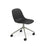 Fiber Side Chair Swivel Base w. Castors – Shell by Muuto