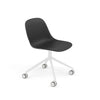 Fiber Side Chair Swivel Base w. Castors – Shell by Muuto
