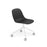 Fiber Side Chair Swivel Base w. Castors – Shell by Muuto