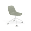 Fiber Side Chair Swivel Base w. Castors – Shell by Muuto