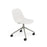 Fiber Side Chair Swivel Base w. Castors – Shell by Muuto
