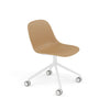 Fiber Side Chair Swivel Base w. Castors – Shell by Muuto