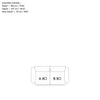 In Situ Modular Sofa 2-Seater Configurations by Muuto
