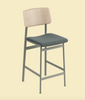 Loft Bar Stool Upholstered by Muuto