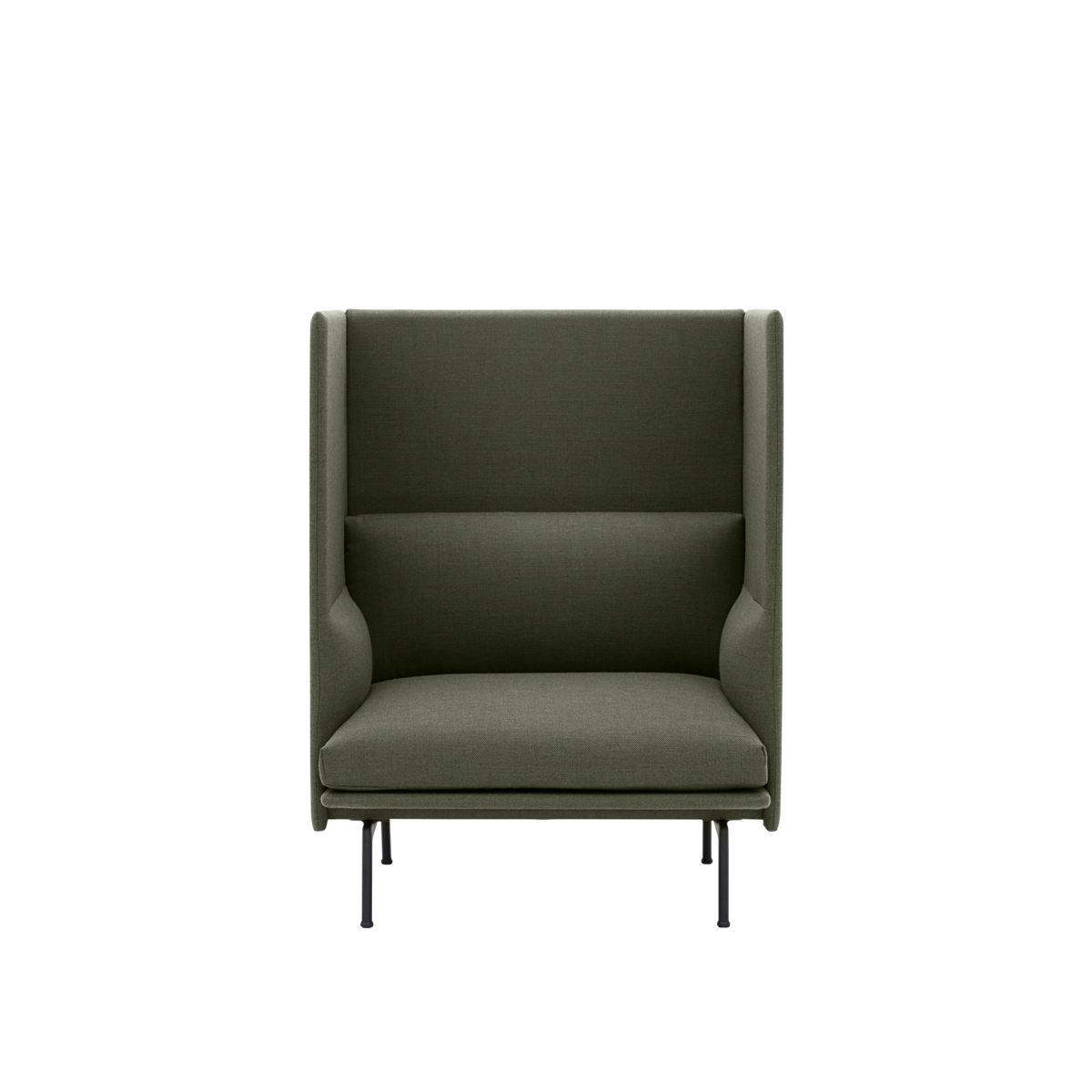 Outline Highback Sofa 100 - 1 Seater by Muuto