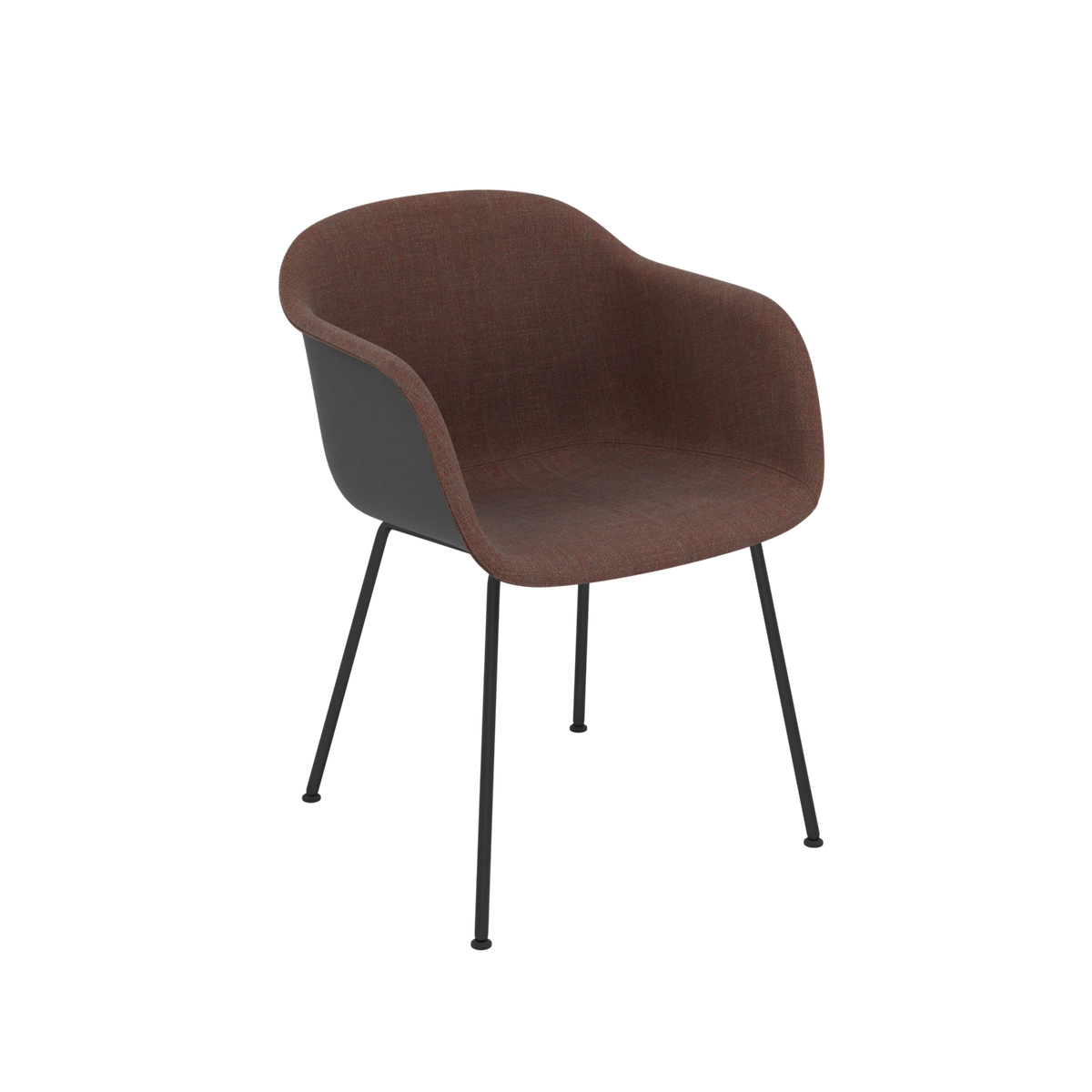 Fibre Armchair Tube Base – Rembourrage avant par Muuto 