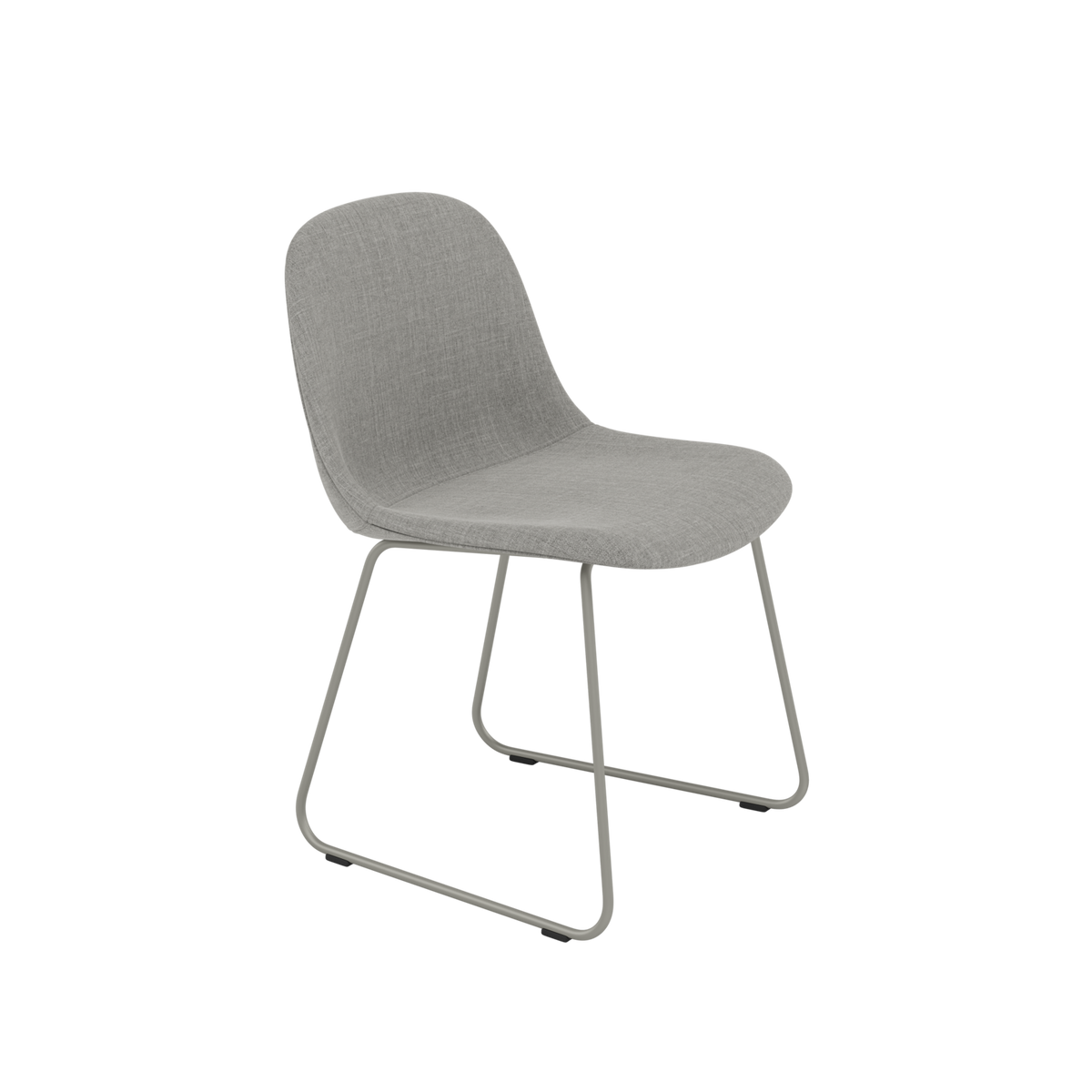 Fiber Side Chair Sled Base – Upholstered Shell by Muuto