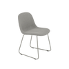 Fiber Side Chair Sled Base – Upholstered Shell by Muuto