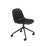 Fiber Side Chair Swivel Base w. Casters – Upholstered Shell by Muuto