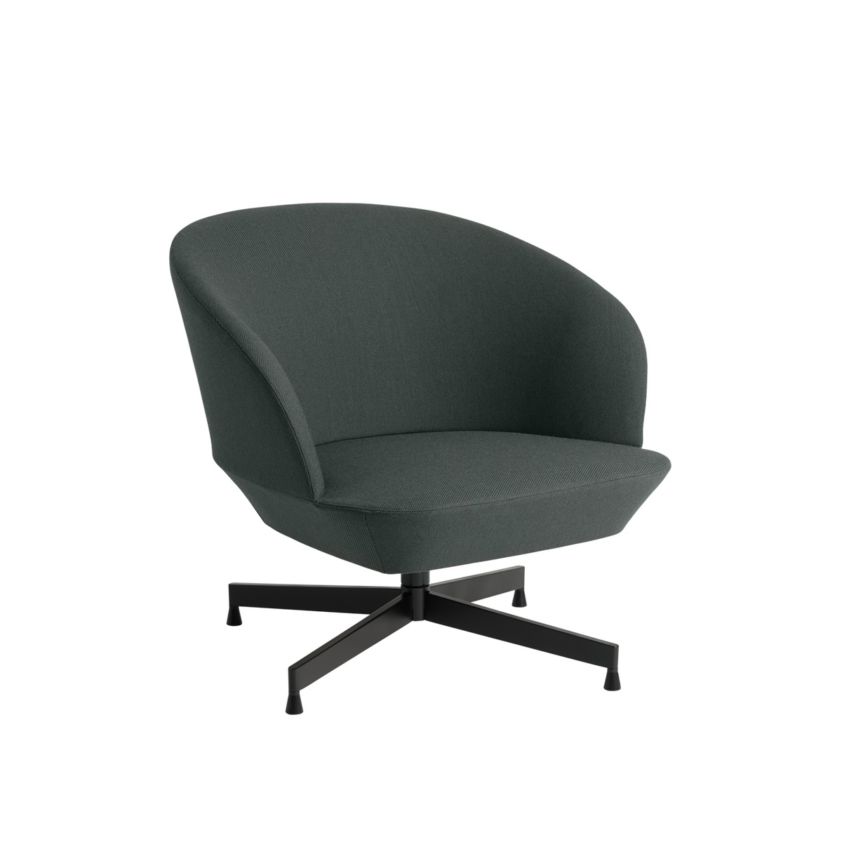 Oslo Lounge Chair Swivel Base by Muuto