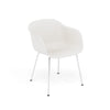 Fibre Armchair Tube Base – Coque rembourrée par Muuto 