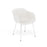 Fibre Armchair Tube Base – Coque rembourrée par Muuto 