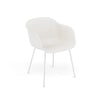 Fibre Armchair Tube Base – Coque rembourrée par Muuto 