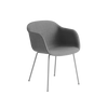 Fibre Armchair Tube Base – Coque rembourrée par Muuto 