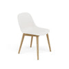 Fiber Side Chair Wood Base – Upholstered Shell by Muuto