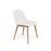 Fiber Side Chair Wood Base – Upholstered Shell by Muuto