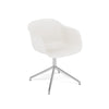 Base pivotante pour fauteuil en fibre - Coque rembourrée par Muuto 