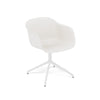 Base pivotante pour fauteuil en fibre - Coque rembourrée par Muuto 