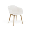 Fiber Armchair Wood Base – Upholstered Shell by Muuto