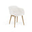 Fiber Armchair Wood Base – Upholstered Shell by Muuto