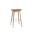 Fiber Bar Stool Wood Base by Muuto