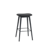 Fiber Bar Stool Wood Base by Muuto
