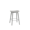 Fiber Counter Stool Wood Base by Muuto
