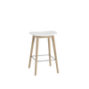 Fiber Counter Stool Wood Base by Muuto
