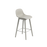Fiber Counter Stool Wood Base by Muuto