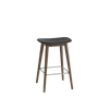 Fiber Counter Stool Wood Base by Muuto