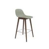 Fiber Counter Stool Wood Base by Muuto