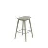 Fiber Counter Stool Wood Base by Muuto