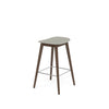 Fiber Counter Stool Wood Base by Muuto