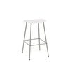 Fiber Bar Height Stool Tube Base by Muuto