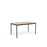 Table Base Base Noire par Muuto