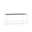 Table haute Base H95 par Muuto