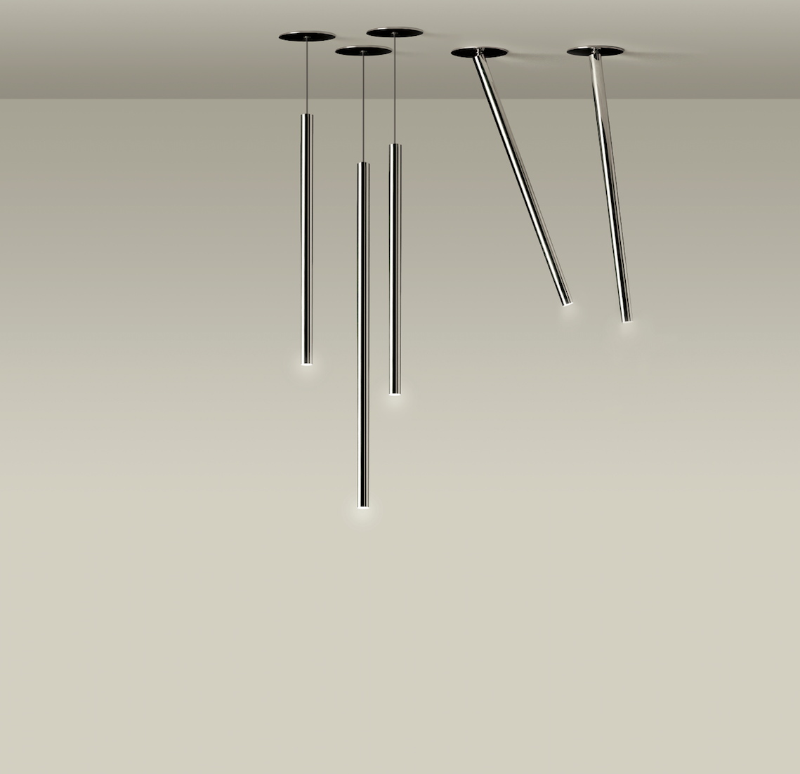 Canna Nuda Metallo semi-recessed by Nemo Ark
