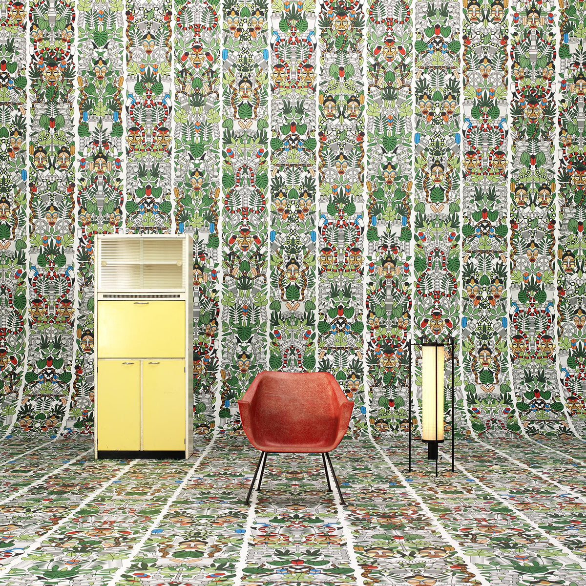 Papier peint JOB-05 l'Afrique par Studio Job pour NLXL