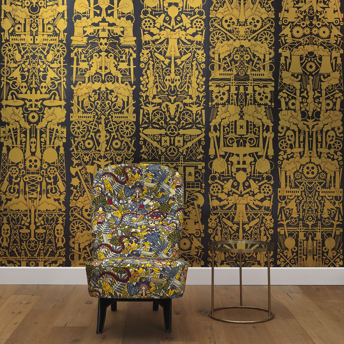 JOB-09 Metallic Robber Baron Wallpaper by Studio Job for NLXL