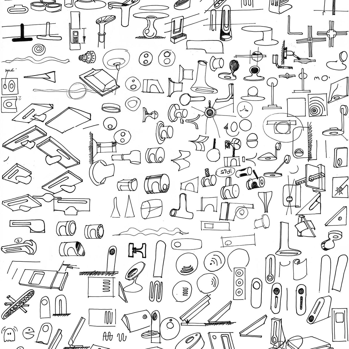 NPO-01 Sketches wallpaper by Neil Poulton for NLXL