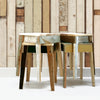 PHE-01 White/Beige Scrapwood wallpaper by Piet Hein Eek for NLXL