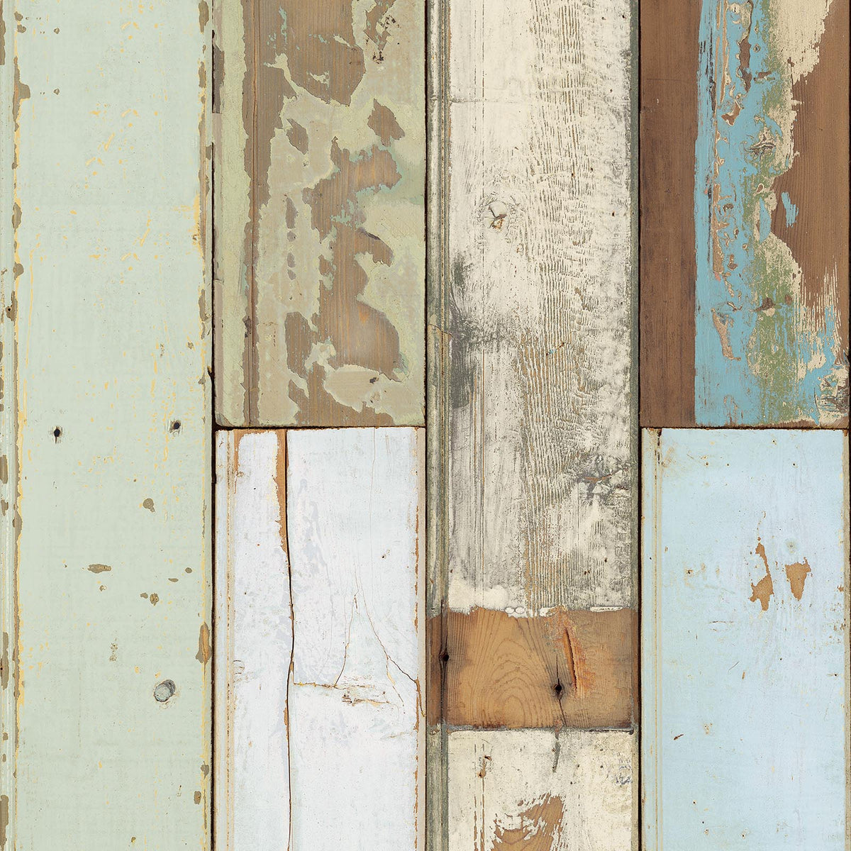 PHE-03 White & Blue Scrapwood wallpaper by Piet Hein Eek for NLXL