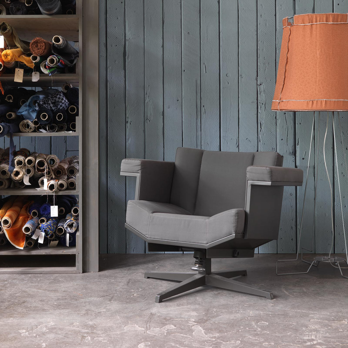 PHE-12 Blue/Green beams Scrapwood wallpaper by Piet Hein Eek for NLXL