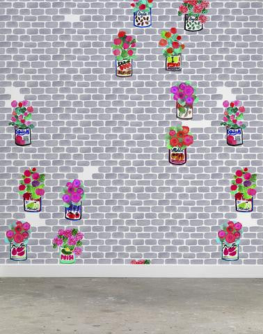 PNO-10 Gerani Wallpaper by Paola Navone for NLXL