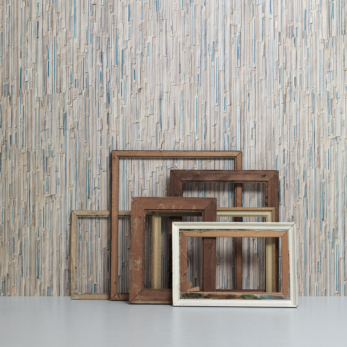 REM-07 Blue Stripes Remixed Wallpaper by Arthur Slenk for NLXL