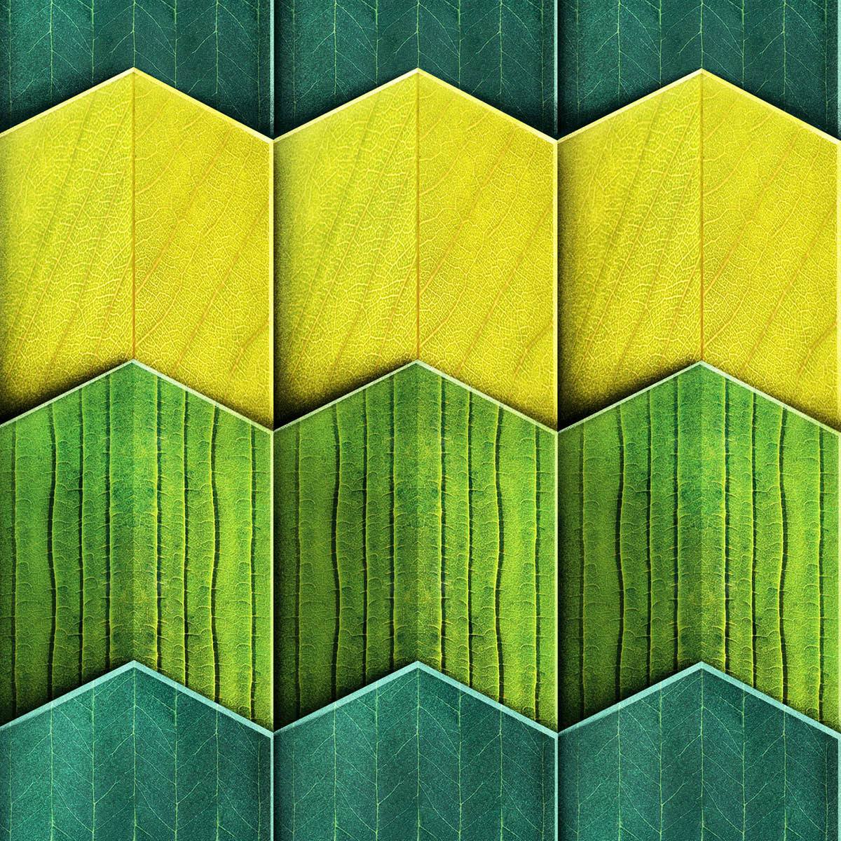 SUZ-06 Yellow Edge Wallpaper par Suzan Hijink pour NLXL